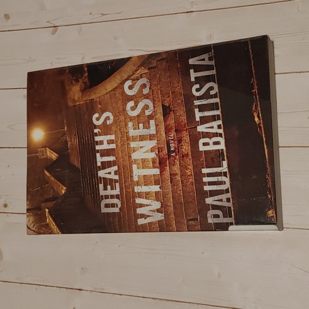 3/$13 Death's Witness by Paul Batista adult novel fiction book